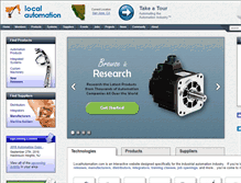 Tablet Screenshot of localautomation.com